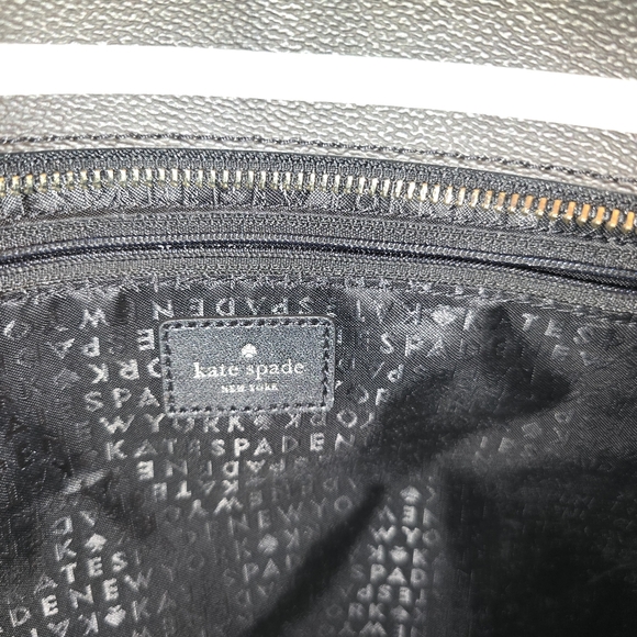 Kate Spade Large Black and Tan Striped Tote - Preloved Condition - Picture 12 of 12